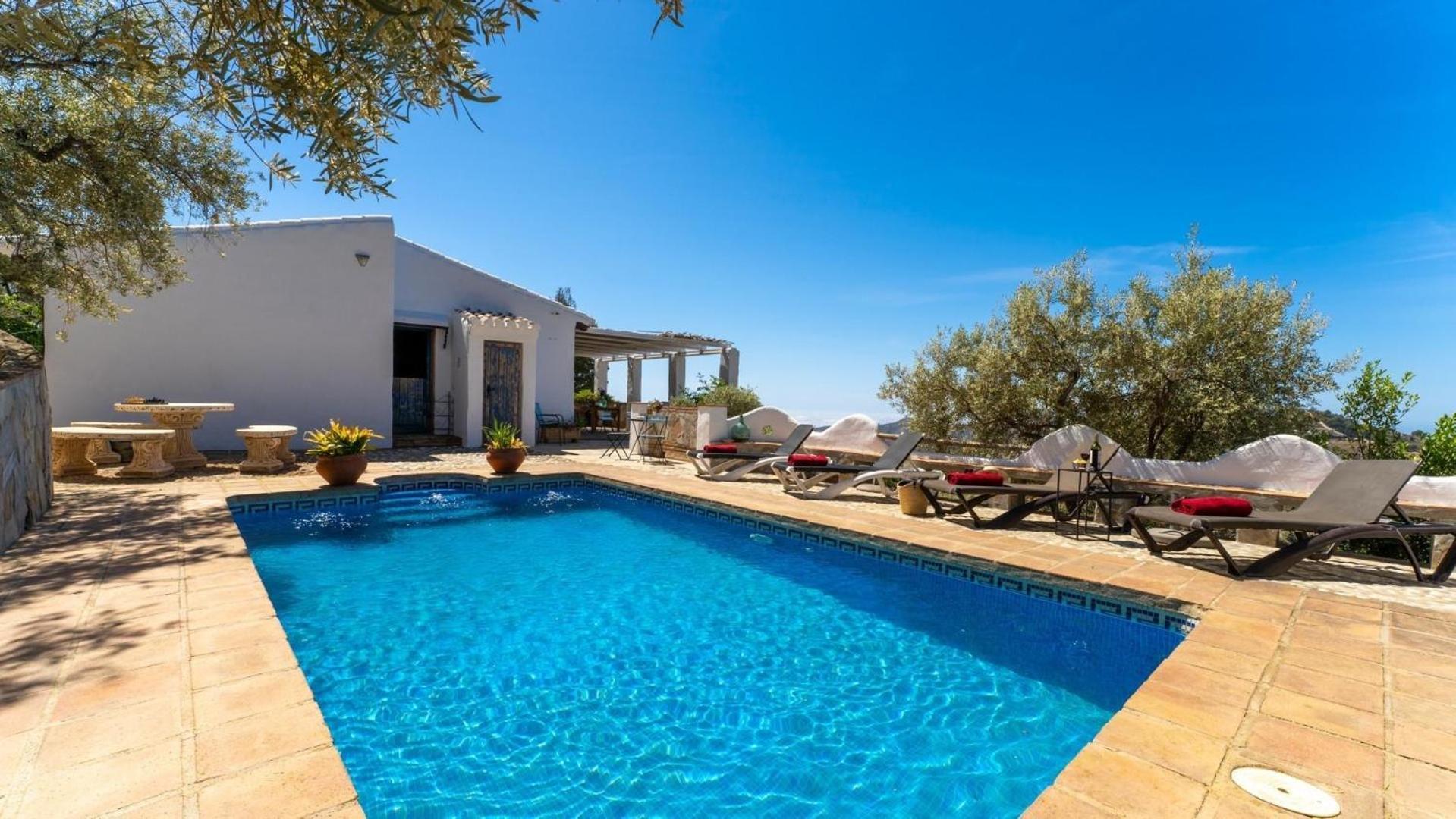 Ferienhaus Mit Privatpool Fuer 4 Personen Ca 70 Qm In Frigiliana, Andalusien Costa Del Sol Vila Exterior foto