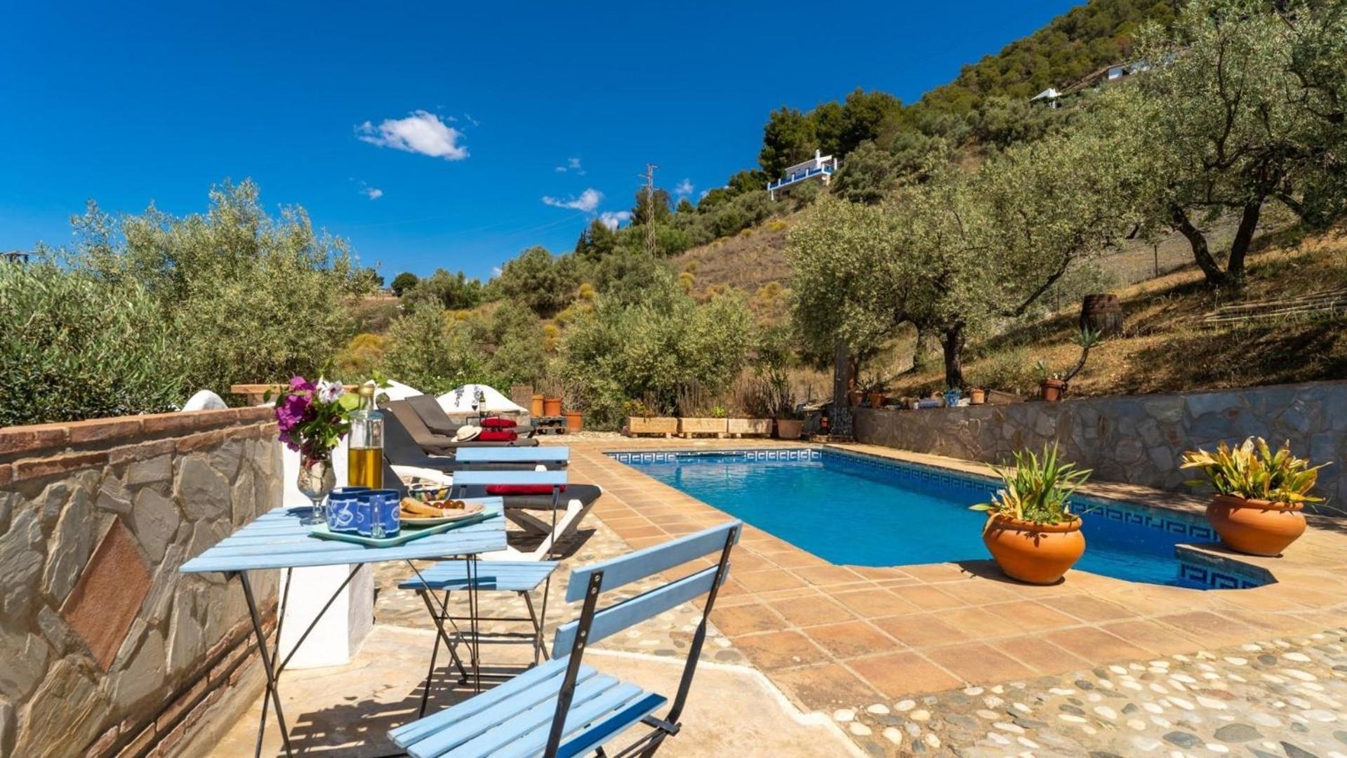 Ferienhaus Mit Privatpool Fuer 4 Personen Ca 70 Qm In Frigiliana, Andalusien Costa Del Sol Vila Exterior foto